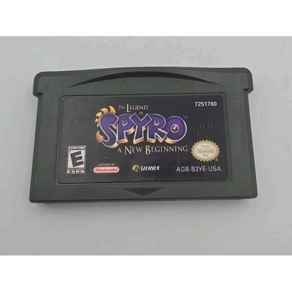Nintendo Game Boy Advance The Legend of Spyro A New Beginning GBA AGB-B3YE-USA